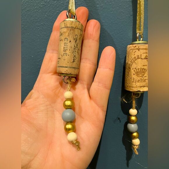 Source Unknown Other - Set of 12 cork tree decorations, homemade, NWOT